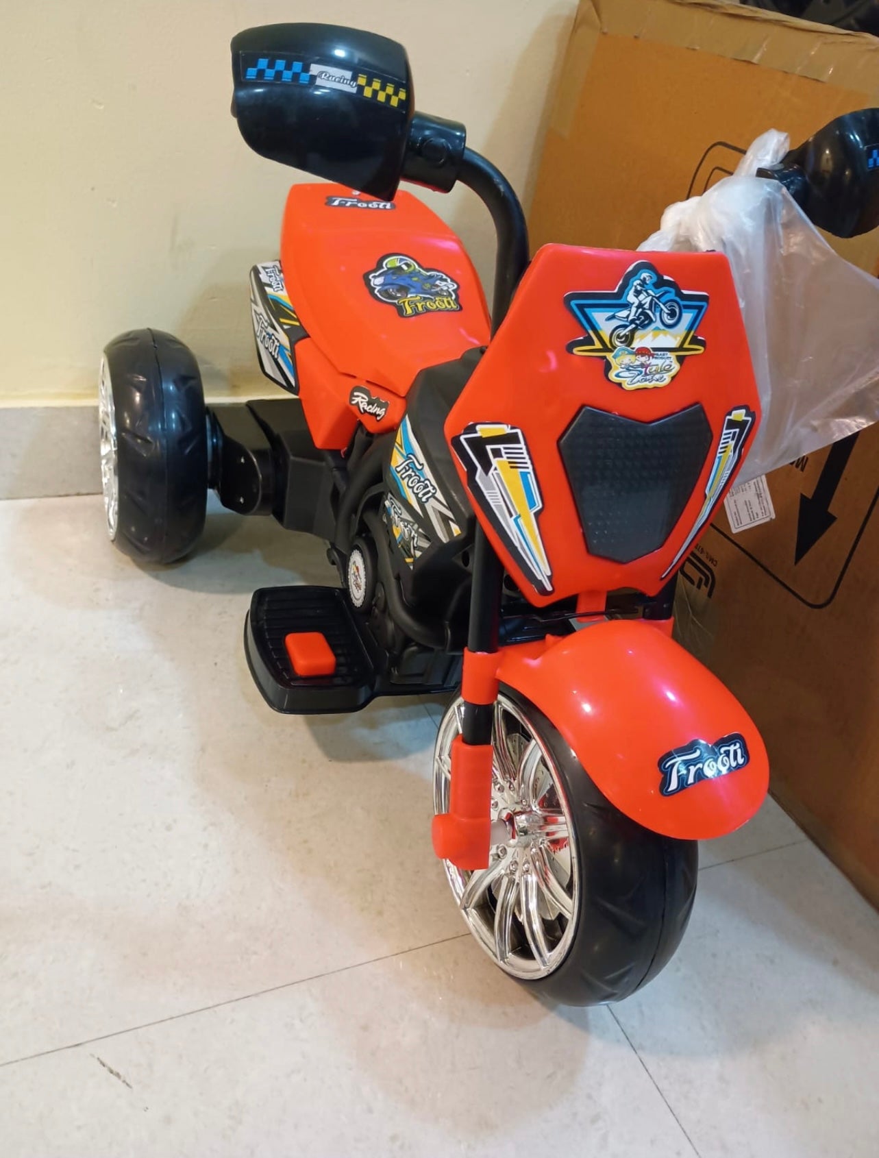 FROOTI BIKE Bike Battery Operated Ride On  (Yellow)